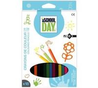 Jpc Creations Boite De 18 Crayons De Couleur 18 Cm Assortis