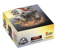 Boîte de 18 pochettes Panini Jurassic World ROAR! TCG 144 cartes + carte édition limitée n°2 Multicolore