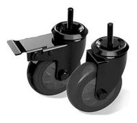 Boîte de 2 roulettes compatibles Table ou Chariot Big Green Egg L,XL, XXL