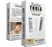 Boite de 2 Sticks d'alun: Apres rasage naturel, Apaise la peau après le rasage ✮ BARBER TOOLS ✮