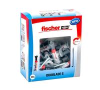 Boite de 20 chevilles bi matière DUOBLADE FISCHER 545678 44 mm avec vis 4,5 x 40 mm
