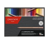 Boîte De 20 Crayons De Couleur - Assortiment Portrait - Luminance 6901 Caran D'ache