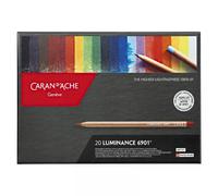 Boite De 20 Crayons De Couleur Luminance 6901 Caran D'ache