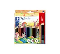 Boîte de 20 crayons de couleurs Noris + 4 gratuits Bonus pack