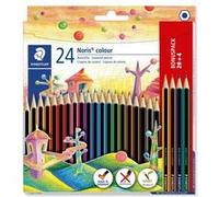 Staedtler – Crayons de couleur Noris Colour – Étui 24 crayons assortis
