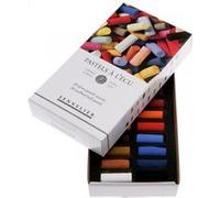 Boîte de 20 demi-pastels à l'écu assortis Sennelier extra tendre G