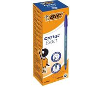 Boite De 20 Stylos Cristal Bic Pour Aiguille Bleu