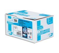 Boîte de 200 enveloppes Everyday blanches 110x220/DL, 100 g/m², adhésives avec bande