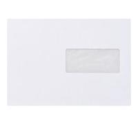 Boîte de 200 enveloppes 162 x 229 mm avec fenêtre 45 x 100 mm blanche
