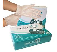 Boîte de 200 gants en vinyle jetables et recyclables - sans poudre ni latex, transparents, sans allergie - Travail, Préparation des aliments, Tatouage, NHS, Nettoyage, Grossiste, Pas cher (Moyen)