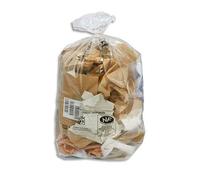 Boîte de 200 sacs poubelles transparent qualité NF 110 litres 30 microns
