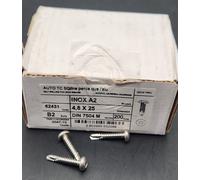 Acton Vis autoperceuse 624314 inox A2 tête cylindrique bombée 4,8x25 mm boîte de 200