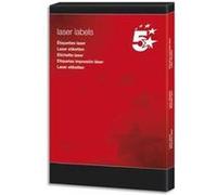 Boîte de 2100 étiquettes laser blanc, Format 63,5 x 38,1 mm G