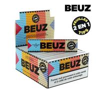 Boite de 24 carnets de feuilles + filtres tips Beuz