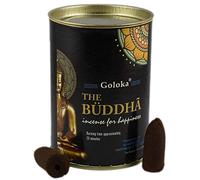 Boîte de 24 cônes d'encens Backflow Goloka Buddha - Encens Indien Naturel