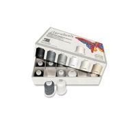 Boite De 24 Cônes Madeira Aerolock N°125 Pour Surjeteuse - Madeira. Color : Blanc