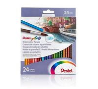 24 crayons de couleur - Aquarellable - Pentel Arts