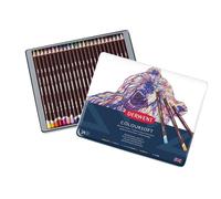 Boîte De 24 Crayons De Couleur Derwent Coloursoft Pour Artistes