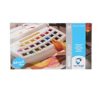 Royal Talens – Peinture aquarelle Van Gogh – Boîte 24 godets Couleurs botanique