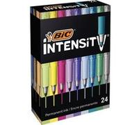 Boîte de 24 marqueurs BIC Intensity Colors assortis - assortis