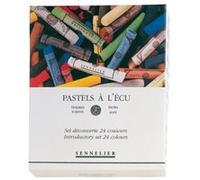 Boîte de 24 pastels à l'écu G