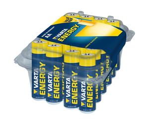 Boîte de 24 piles alcalines AA Varta High Energy pour appareils à forte consommation