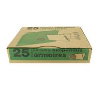 Boite de 25 Dossiers Susp Nna Defi Flex Armoire D30 A4 Kraft Orange