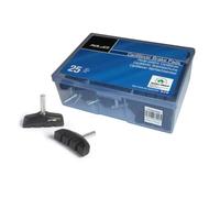 XLC Patins de frein cantilever BS-C01 53 mm Boîte 25 paires Noir