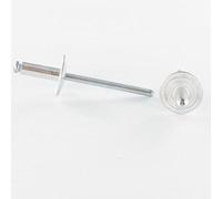 Boîte de 250 pièces : RIVET ALU/TIGE ACIER BRUT 4.8X12 T.EXT LA ALX