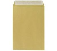 Boîte de 250 pochettes administratives brun 229x324 mm autocollante avec bande protectrice - Brun - La couronne G