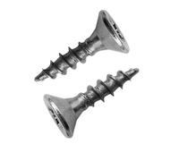 Boîte de 250 vis à bois M4 en zinc galvanisé long (0,4 x 1,5 cm) 4 x 15 mm