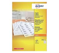 Boîte de 2700 étiquettes copieur coins carrés 70X31 Blanc DP027-100