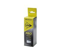 Dunlop Unisexe 40+ Pro Tour 3 Balle de Tennis White One Size