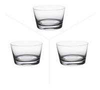 Boîte de 3 verrines Coniques 27 cl - Rona - Transparent - Cristallin Transparent G