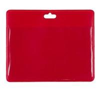 Boîte de 30 badges souples sans attache tarifold 70 x 100 mm - rouges - Rouge - Tarifold G