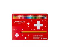 Boite de 30 crayons de couleur permanents - Caran d'Ache