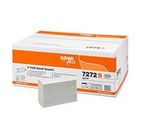 Boîte de 3000 serviettes en papier recyclé double épaisseur pliés en V, blancheur 75%