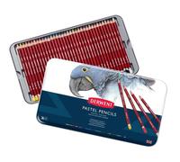 Crayons de pastel - Derwent - Boîte de 36 - Couleurs vives - Facilité d'utilisation - Pour adultes