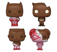 Boîte de 4 boîtes en forme de cœur Pop de poche pour la Saint-Valentin, sous lic