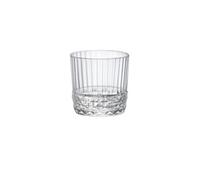 Boîte de 4 gobelets America forme basse 30 cl - Rocco - Transparent / Cristal - Verre