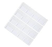 Boîte De 4 Pièces Moule En Silicone Cadre Fixe Rectangulaire Tampon Fixation Moule Résine D'encens Pour Bricolage Bijoux Artisanat Moulage Résine