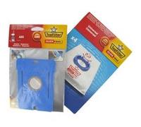 Boite de 4 sacs aspirateurs universels Top Filter avec Adaptateur Click Bag pour aspirateurs AEG 480 Bleu G