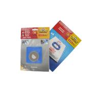 Boite de 4 sacs aspirateurs universels Top Filter avec Adaptateur Click Bag pour aspirateurs Moulinex ref 68011 Bleu