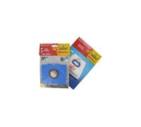 Boite de 4 sacs aspirateurs universels Top Filter avec Adaptateur Click Bag pour aspirateurs Rowenta Fakir 139 ref 68003