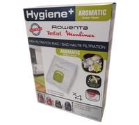 Boite de 4 sacs hygiene+aromatic Aspirateur (ZR200940 ROWENTA TEFAL)