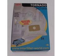Boite de 4 sacs microfibre - Aspirateur (35600827 TORNADO)