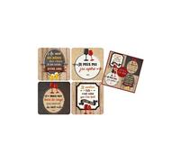 Boite de 4 sous verres Apéro