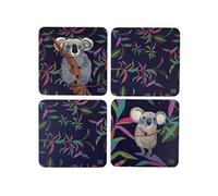 Boite de 4 sous verres Koala