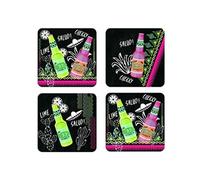 Boite de 4 sous verres TEQUILA