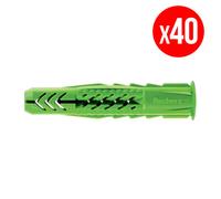 Boîte de 40 chevilles universelles UX FISCHER - vert